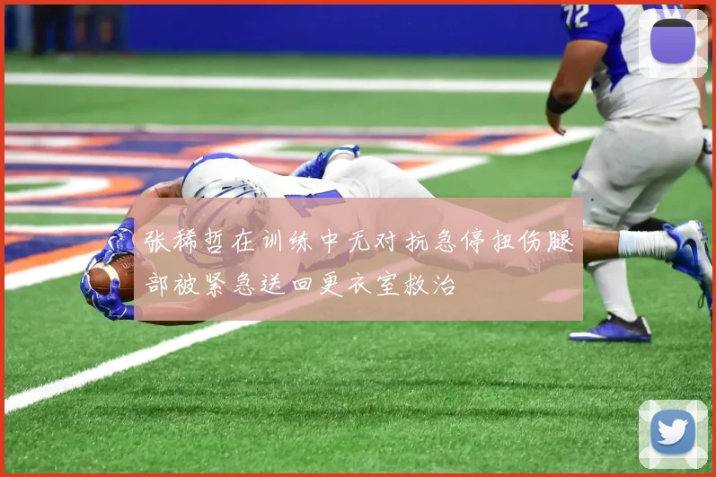 张稀哲在训练中无对抗急停扭伤腿部被紧急送回更衣室救治