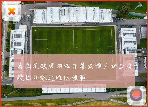 看国足缺席泪洒开幕式博主回应质疑称非球迷难以理解